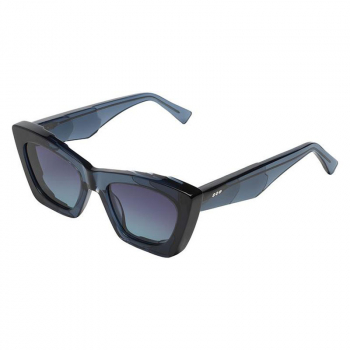 Komono Sonnenbrille M Yale shift, blauer Rahmen, blau verlaufende Gläser